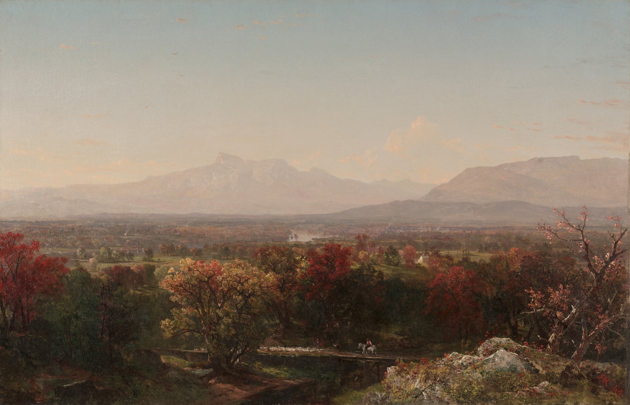 Lokakuun päivä Valkoisilla vuorilla, 1854 tekijältä John Frederick Kensett
