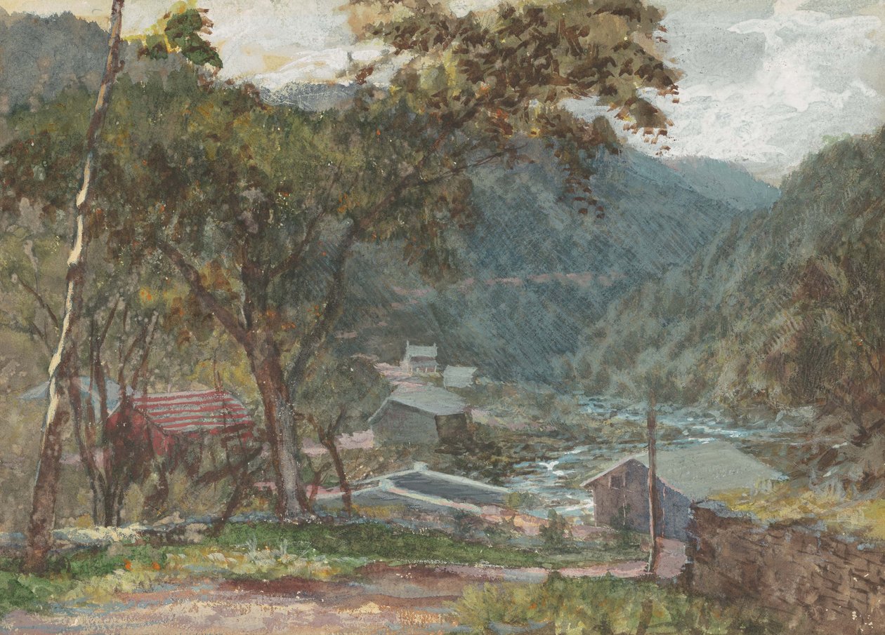 Sisäänkäynti Kauterskill Cloveen tekijältä John Frederick Kensett