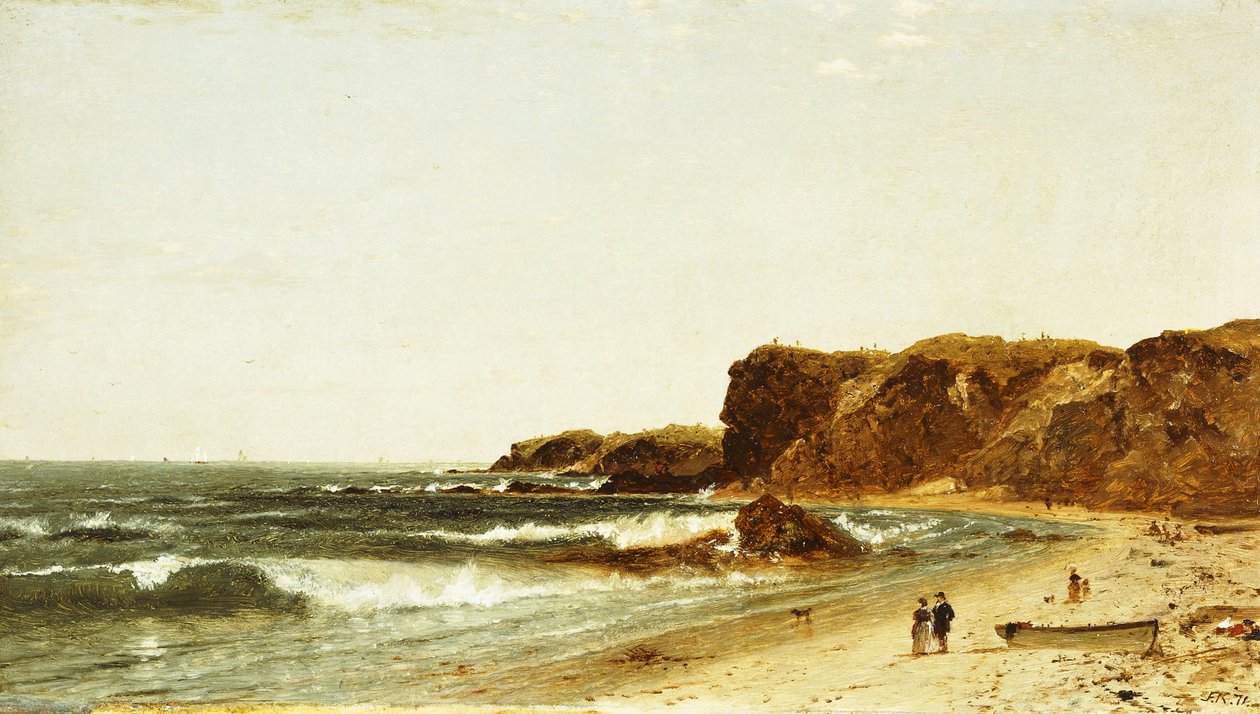 Forty Steps, Newport, Rhode Island, 1871 tekijältä John Frederick Kensett