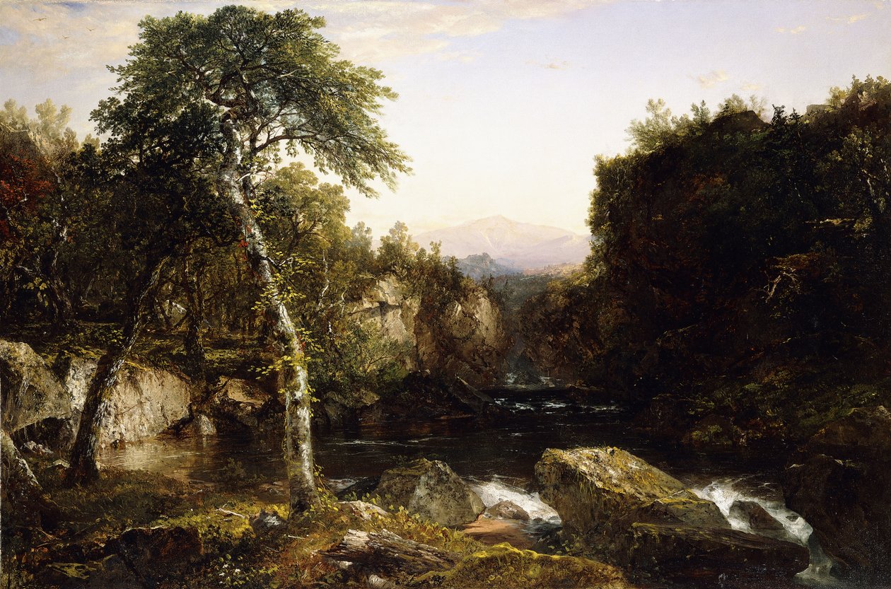 Franconia-vuoret, 1854 tekijältä John Frederick Kensett