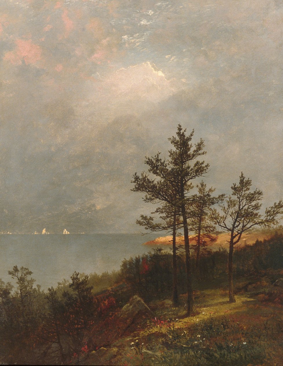 Myrsky nousee Long Island Soundilla tekijältä John Frederick Kensett