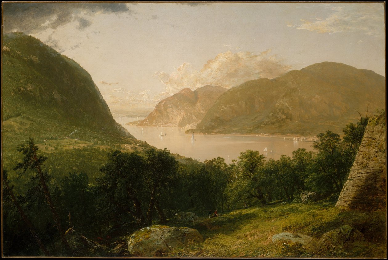 Näkymä Hudson-joelta tekijältä John Frederick Kensett