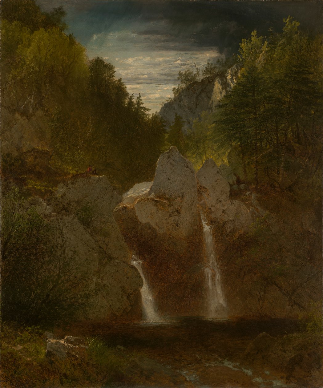 Rocky Pool, Bash-Bish Falls tekijältä John Frederick Kensett