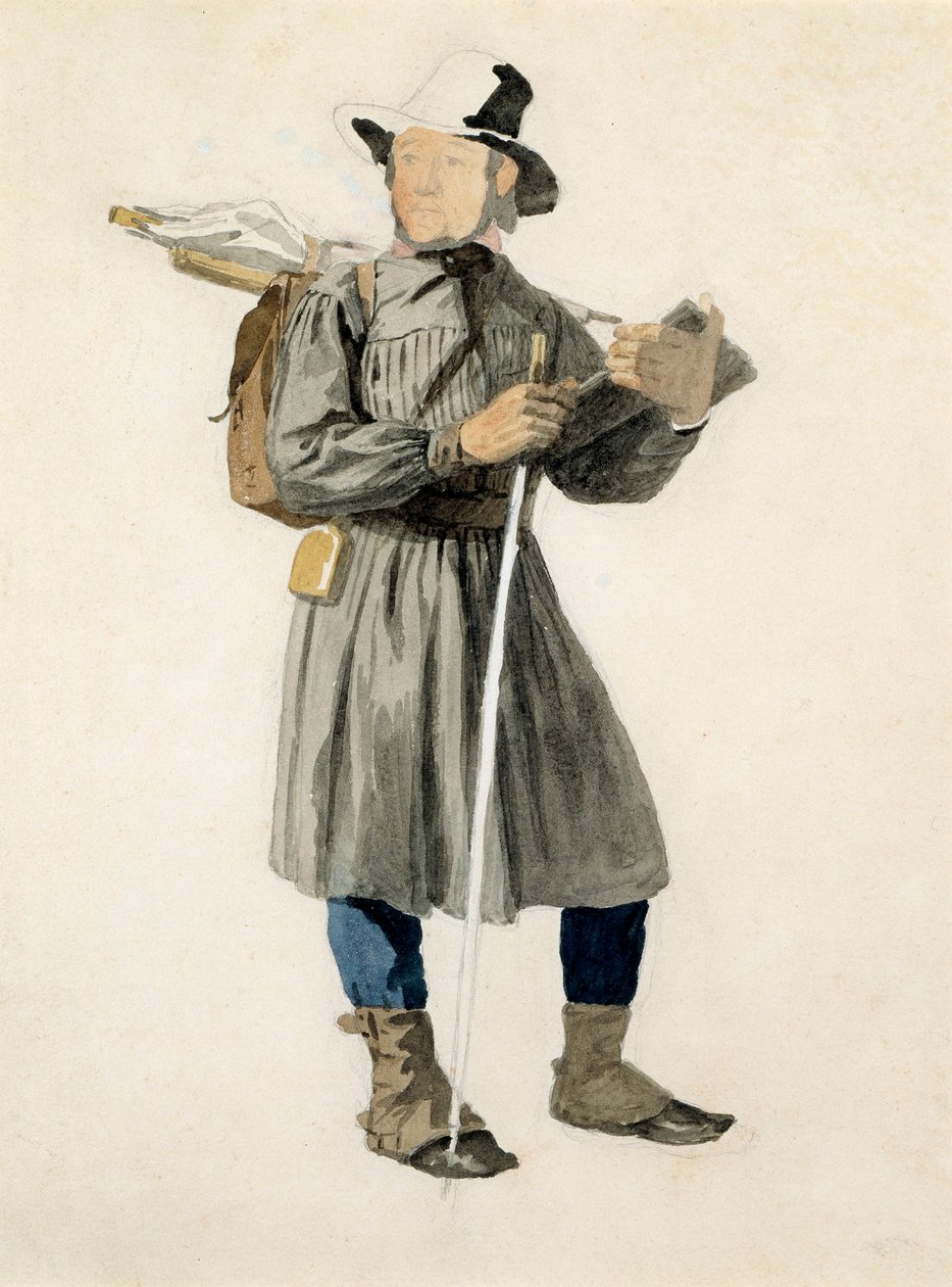 Seisova taiteilija tekijältä John Frederick Kensett