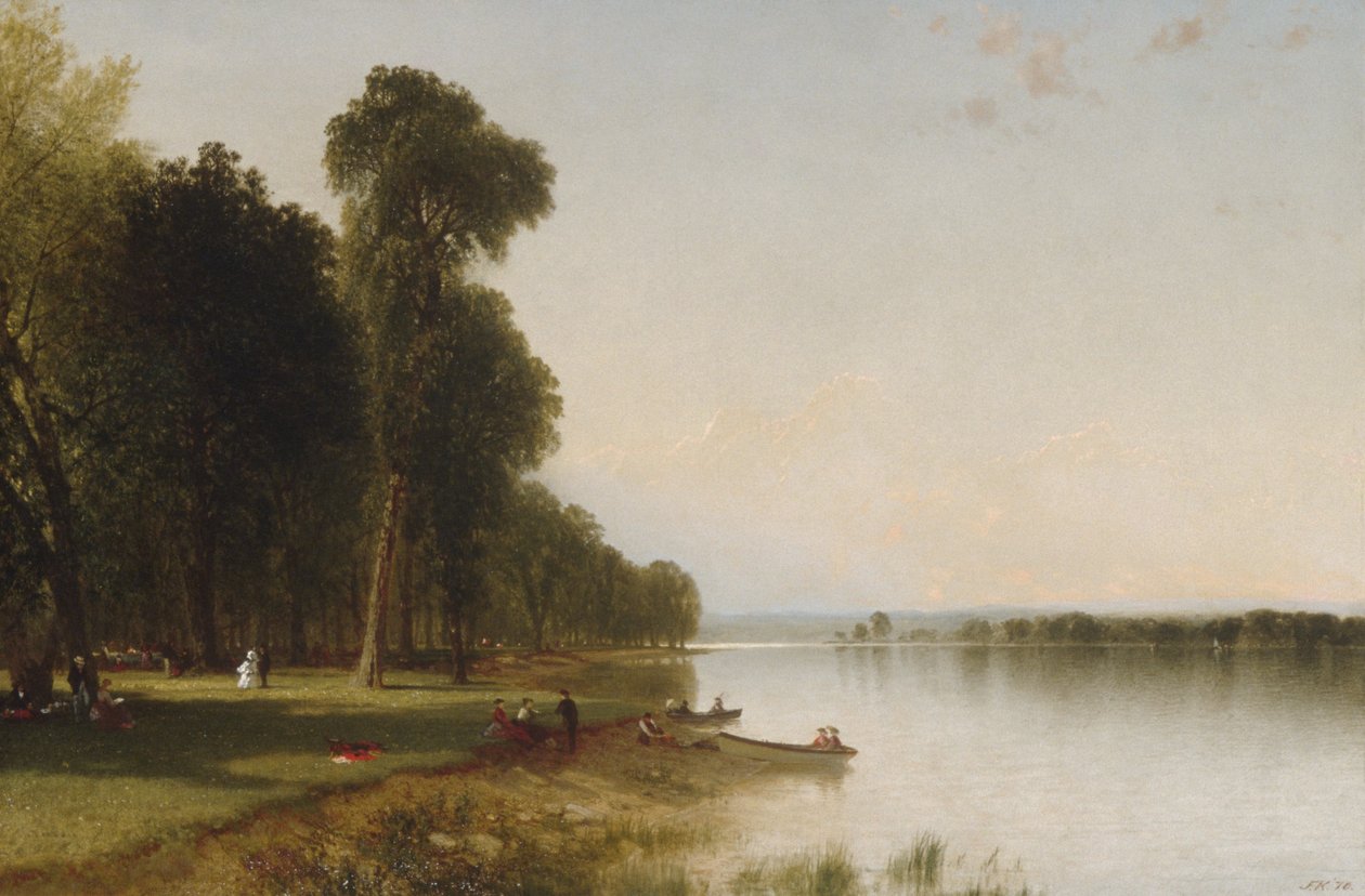 Kesäpäivä Conesusjärvellä tekijältä John Frederick Kensett