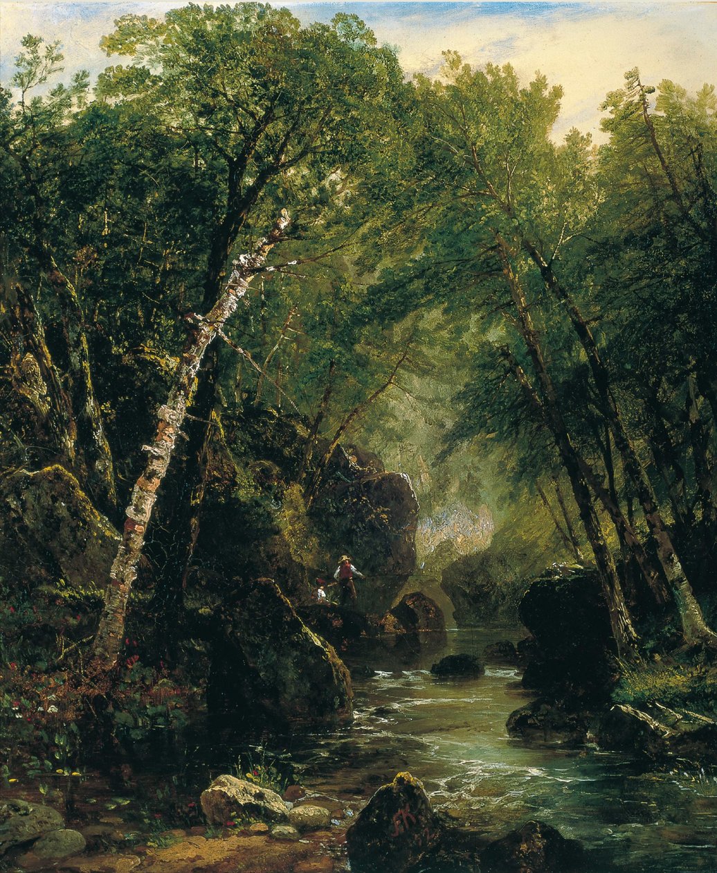 Taimenen kalastaja tekijältä John Frederick Kensett