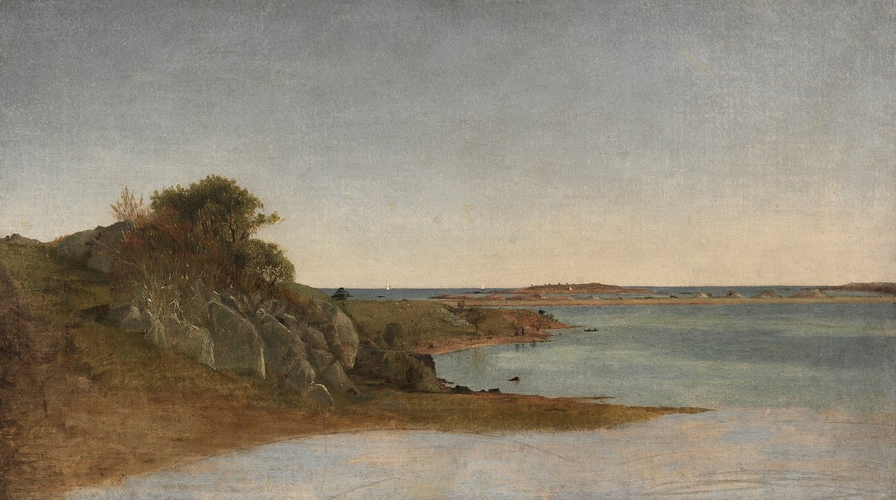 Näkymä Newportin lähellä, 1860-luku. tekijältä John Frederick Kensett