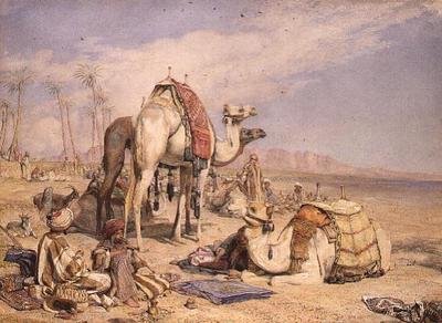 Pysähdys autiomaassa tekijältä John Frederick Lewis