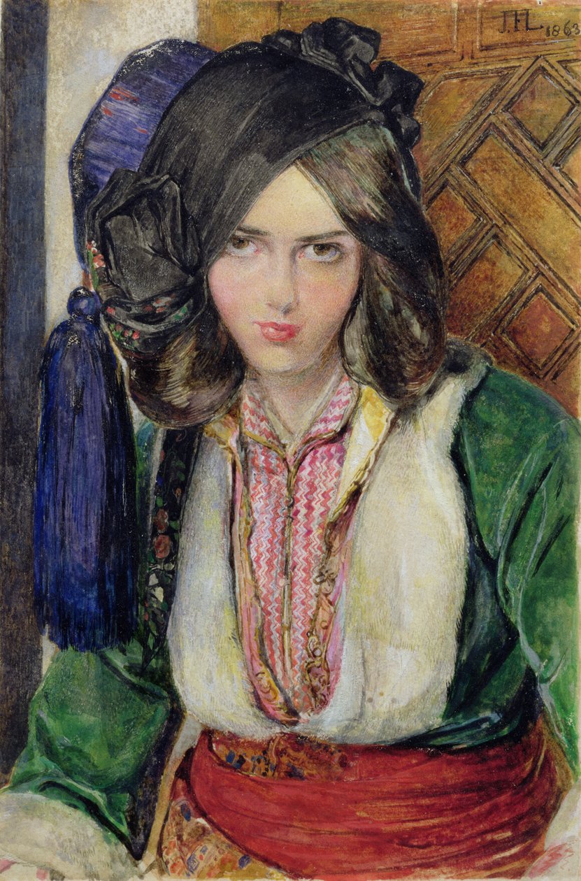 Huonekalut ja erilaiset esineet 1100- ja 1300-luvuilta tekijältä John Frederick Lewis