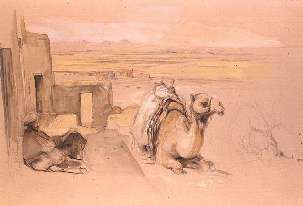 Kameli, Länsi-Thebes tekijältä John Frederick Lewis