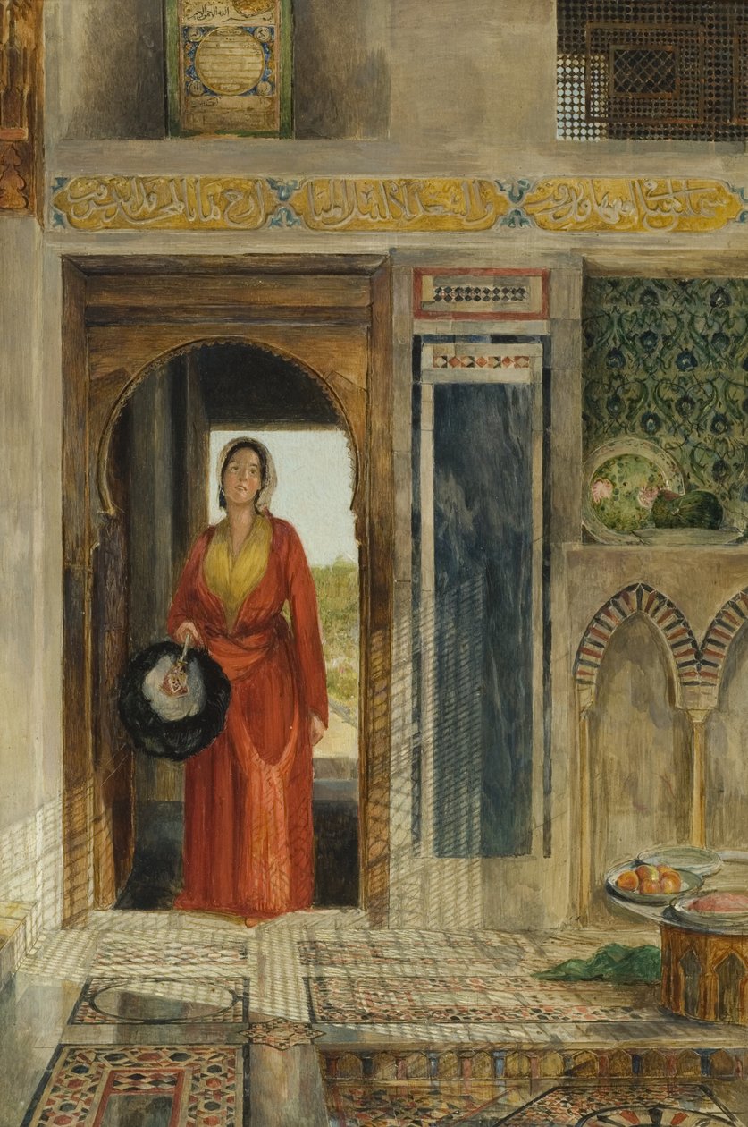 Haaremin sisäänkäynti, 1871 (katso myös 131708) tekijältä John Frederick Lewis
