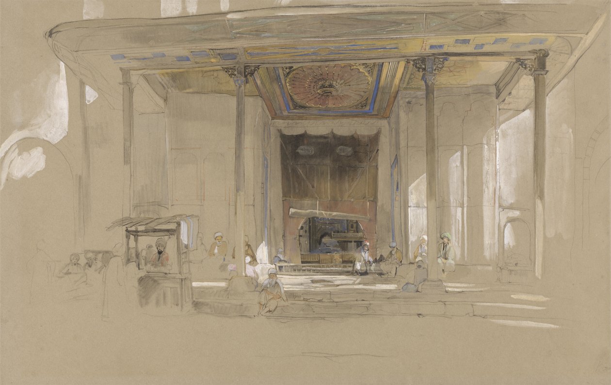 Huonekalut ja erilaiset esineet 1100- ja 1300-luvuilta tekijältä John Frederick Lewis