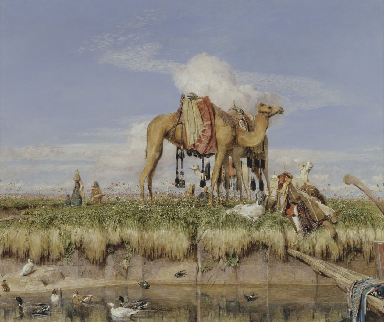 Niilin rannoilla, Ylä-Egyptissä tekijältä John Frederick Lewis