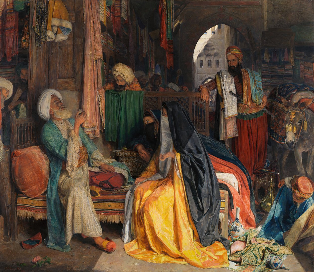 Epäilyttävä kolikko, 1869. tekijältä John Frederick Lewis
