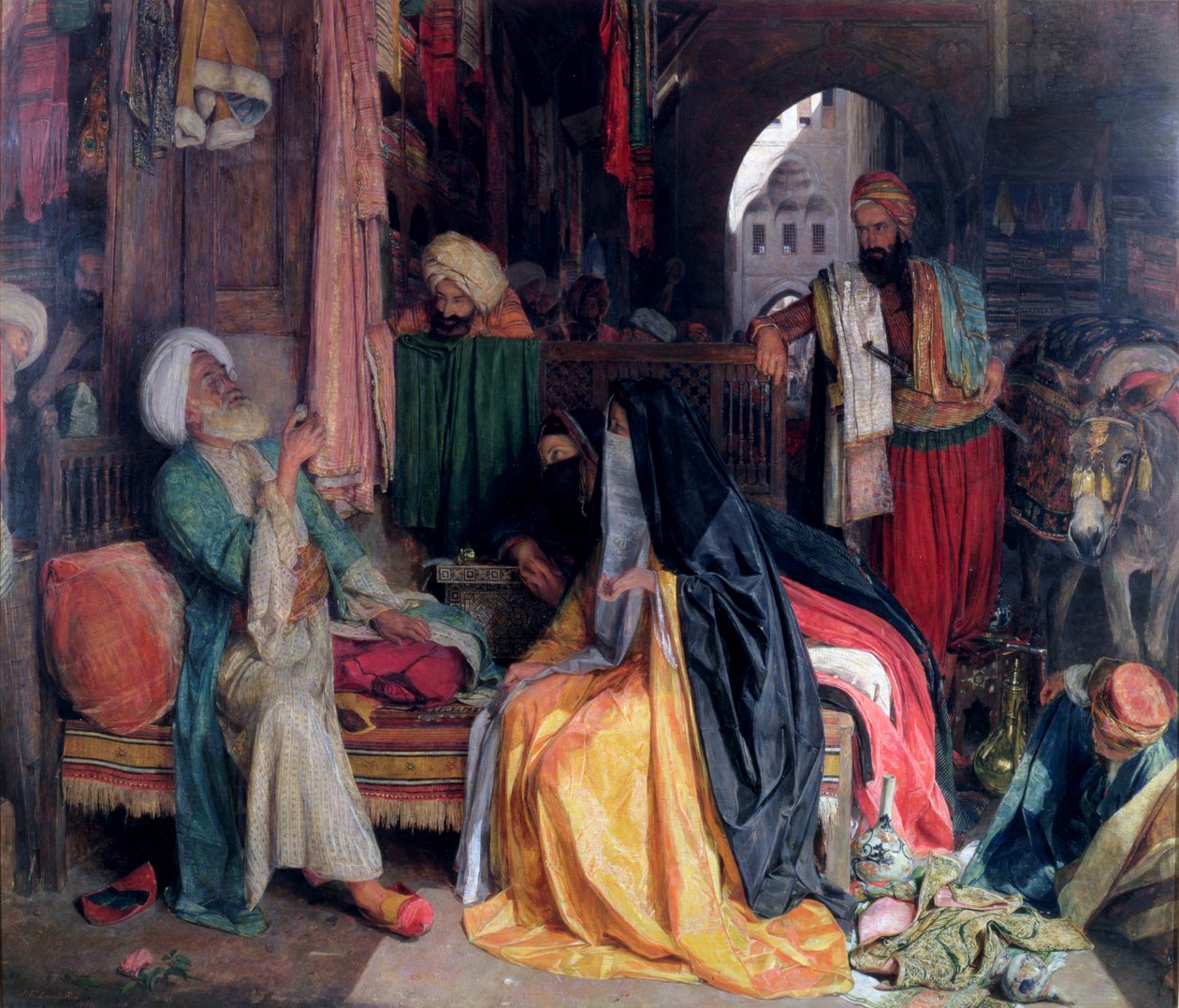 Epäilyttävä kolikko, 1869 tekijältä John Frederick Lewis