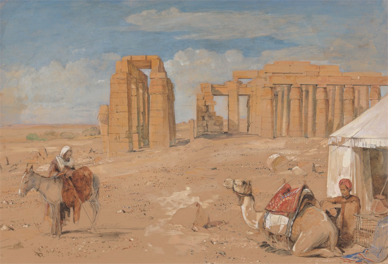 Ramesseum Thebessa tekijältä John Frederick Lewis