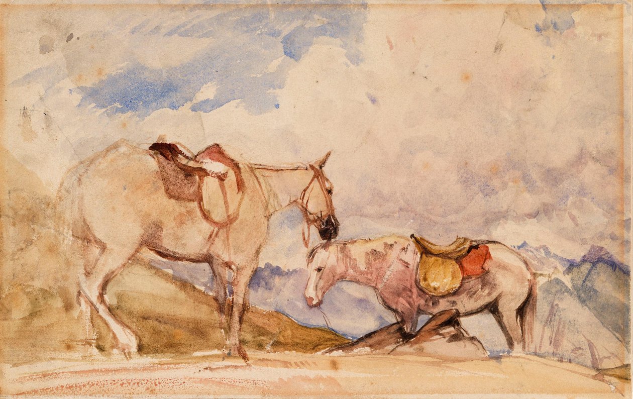 Kaksi hevosta tekijältä John Frederick Lewis