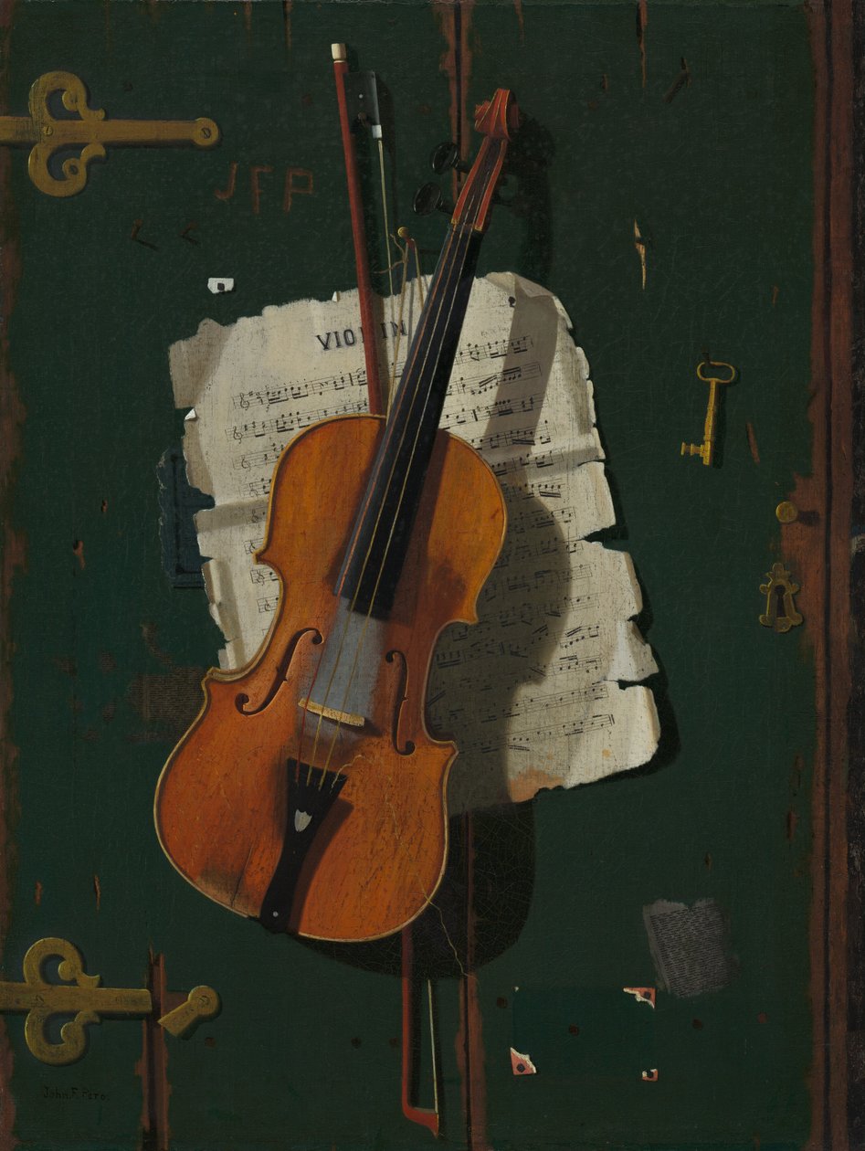 Vanha viulu, n. 1890. tekijältä John Frederick Peto