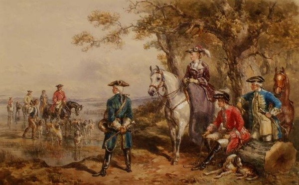 Saukon metsästys tekijältä John Frederick Tayler