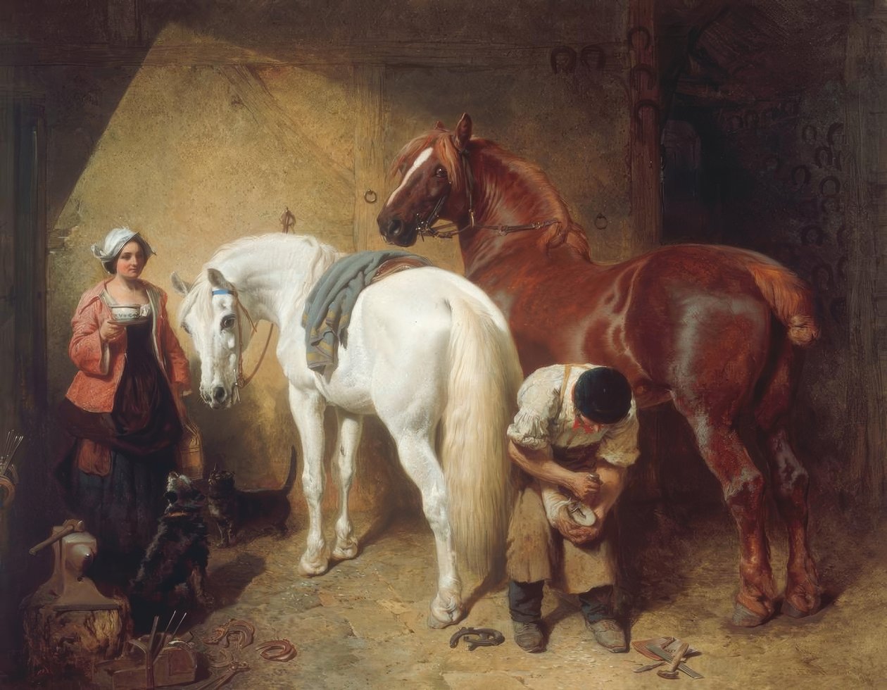 Shoeing Imaum tekijältä John Frederick Herring Senior