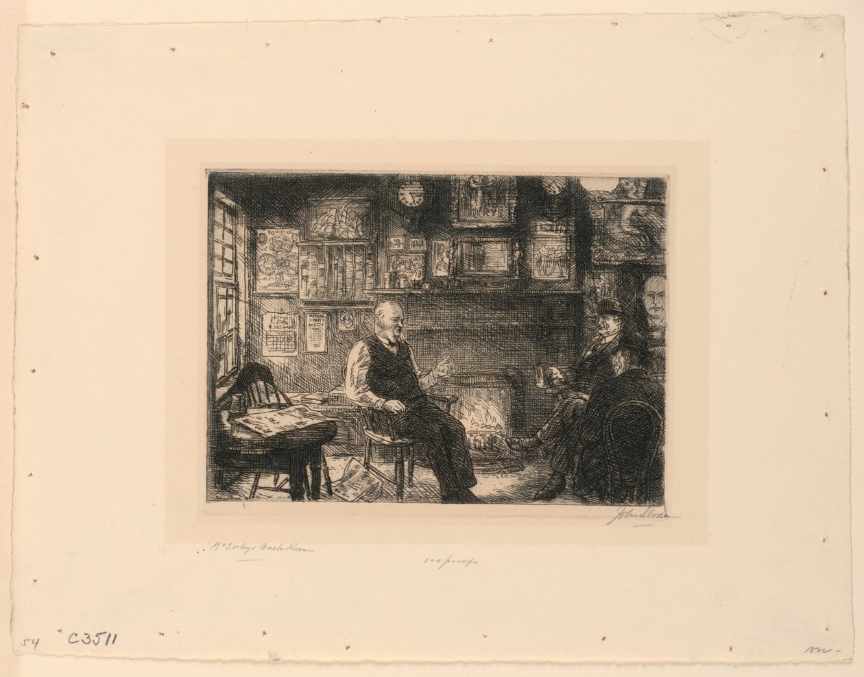 McSorleyn takahuone tekijältä John French Sloan
