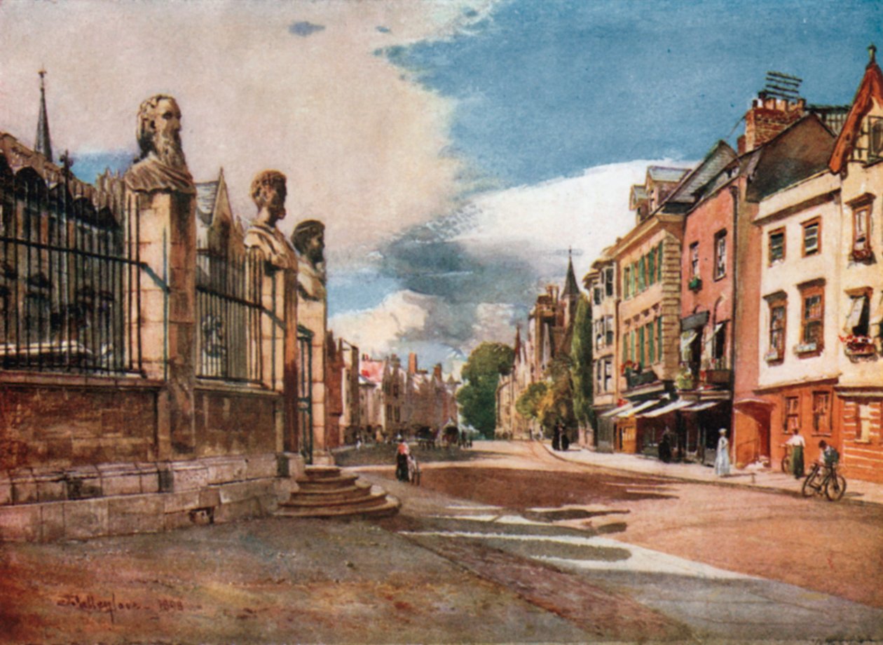 Broad Street, länteen päin (värilitra) tekijältä John Fulleylove