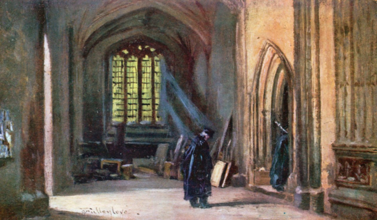 Divinity Schoolin sisäänkäynti (värilitro) tekijältä John Fulleylove
