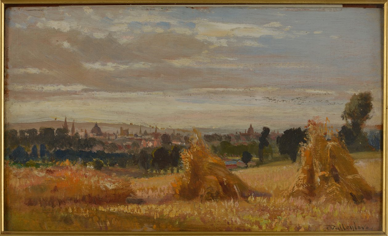 Oxford (öljy paneelissa) tekijältä John Fulleylove