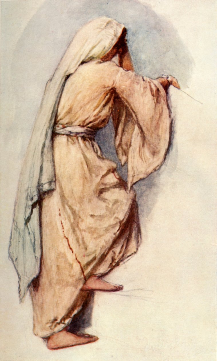 Tutkimus syyrialaisten naisten juhlapukuista, 1902. tekijältä John Fulleylove