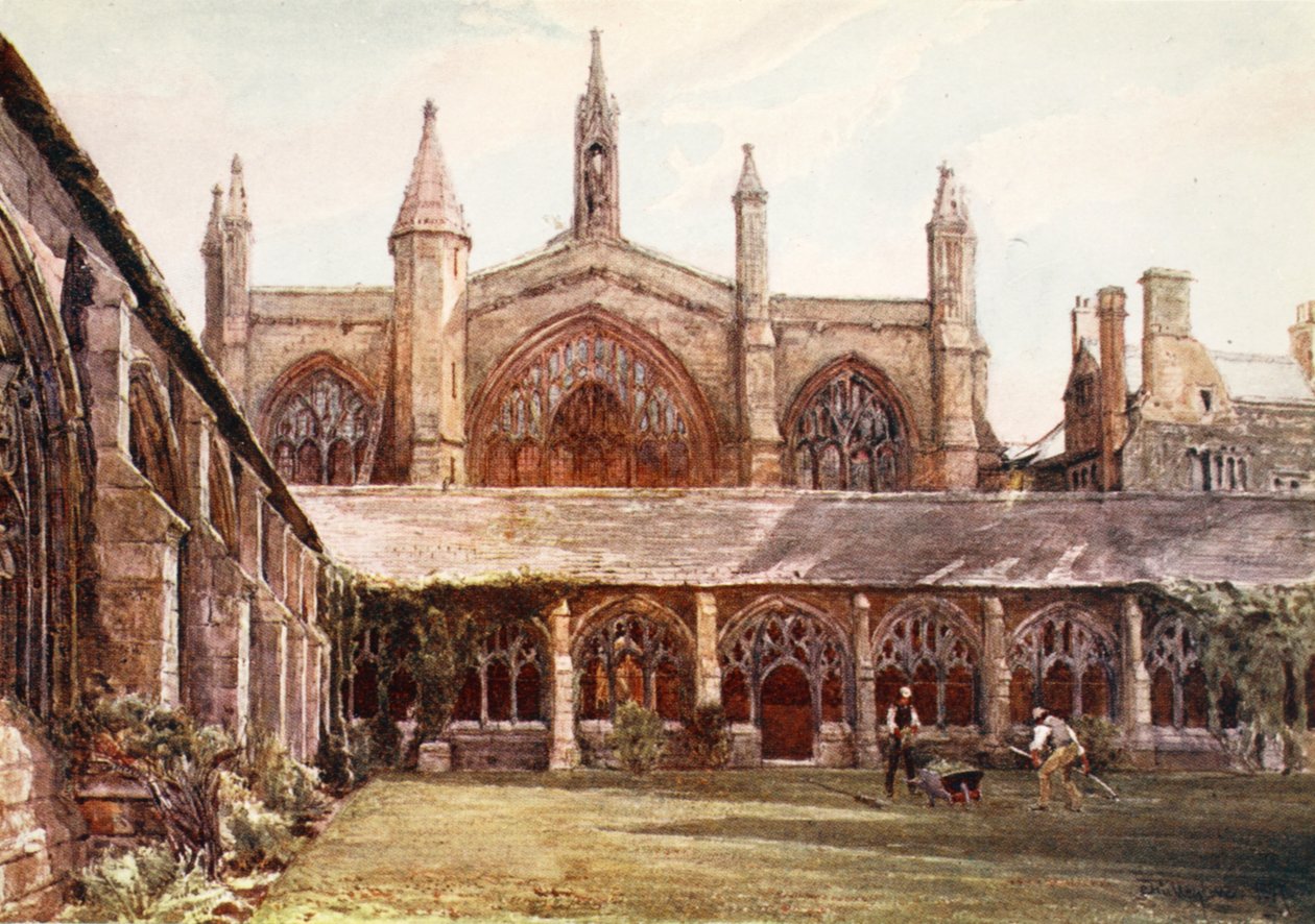 The Cloisters, New College tekijältä John Fulleylove
