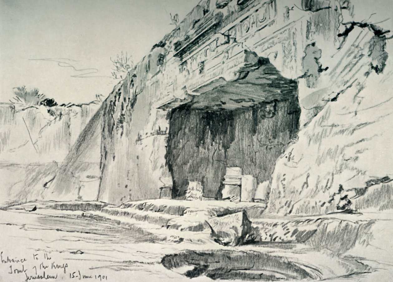 Niin kutsutut kuninkaiden haudat, 1902. tekijältä John Fulleylove
