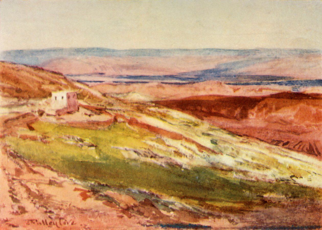 Jordanin laakso Öljymäeltä, 1902. tekijältä John Fulleylove