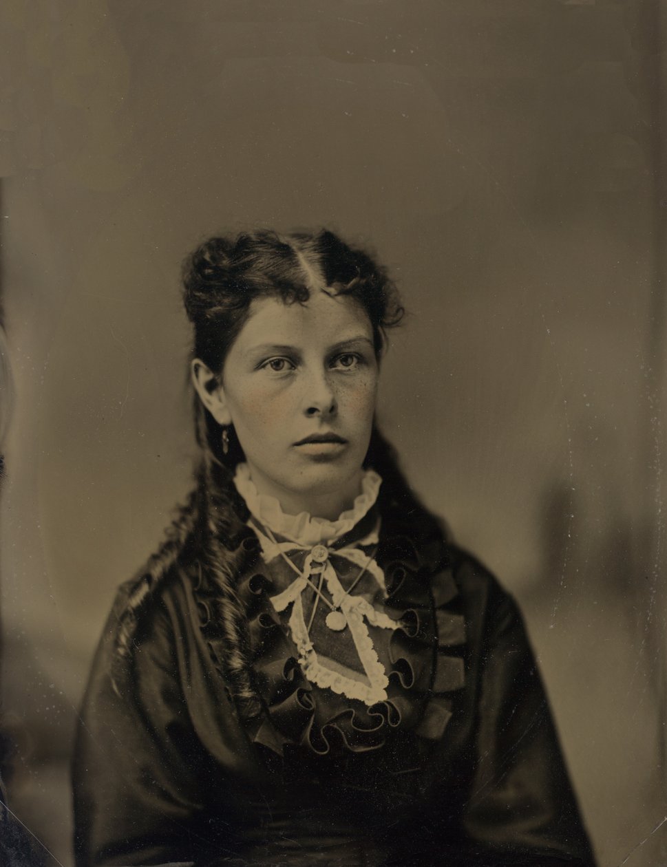 Naisen muotokuva, n. 1870. tekijältä John G Ellinwood