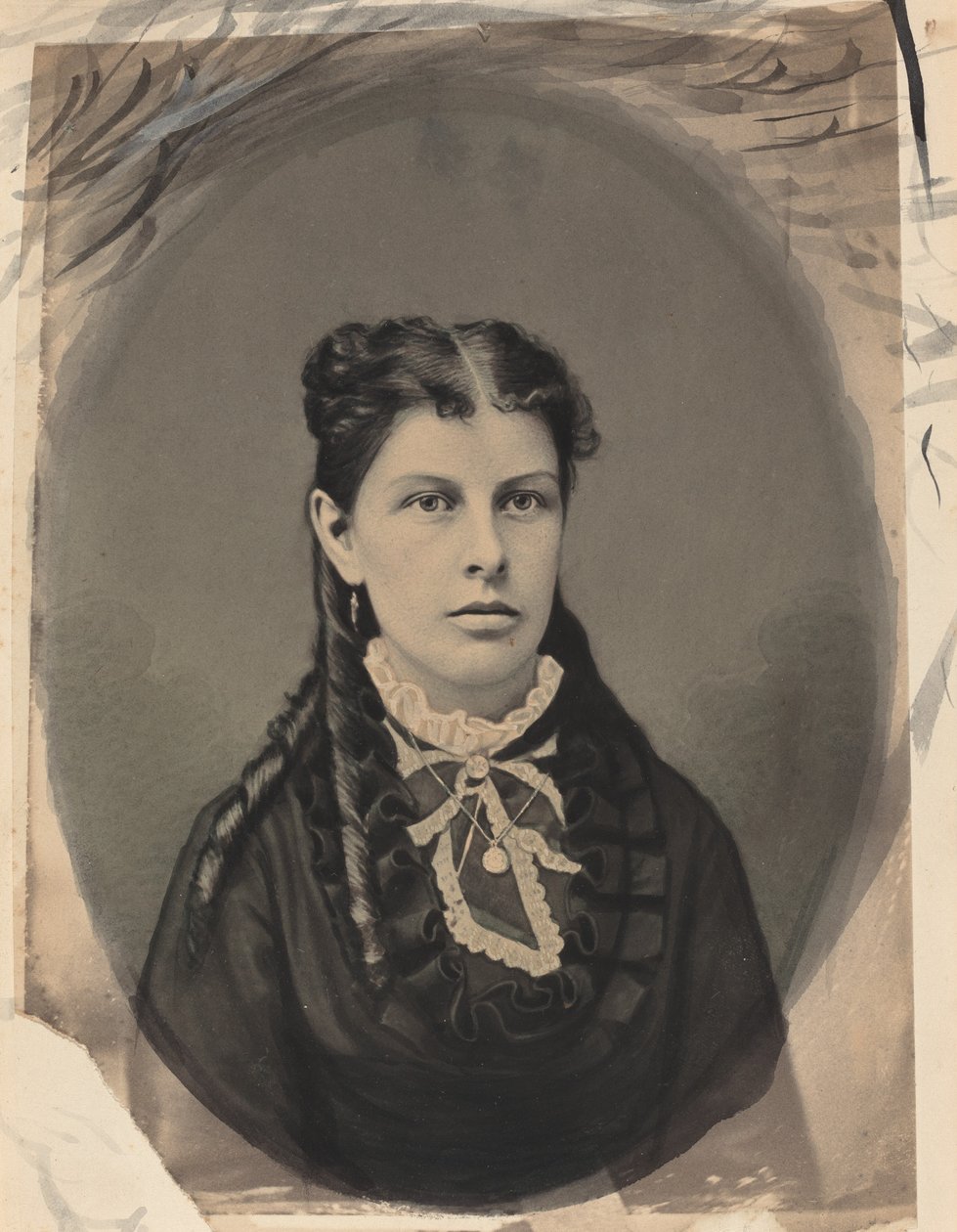 Naisen muotokuva, c. 1870. tekijältä John G Ellinwood