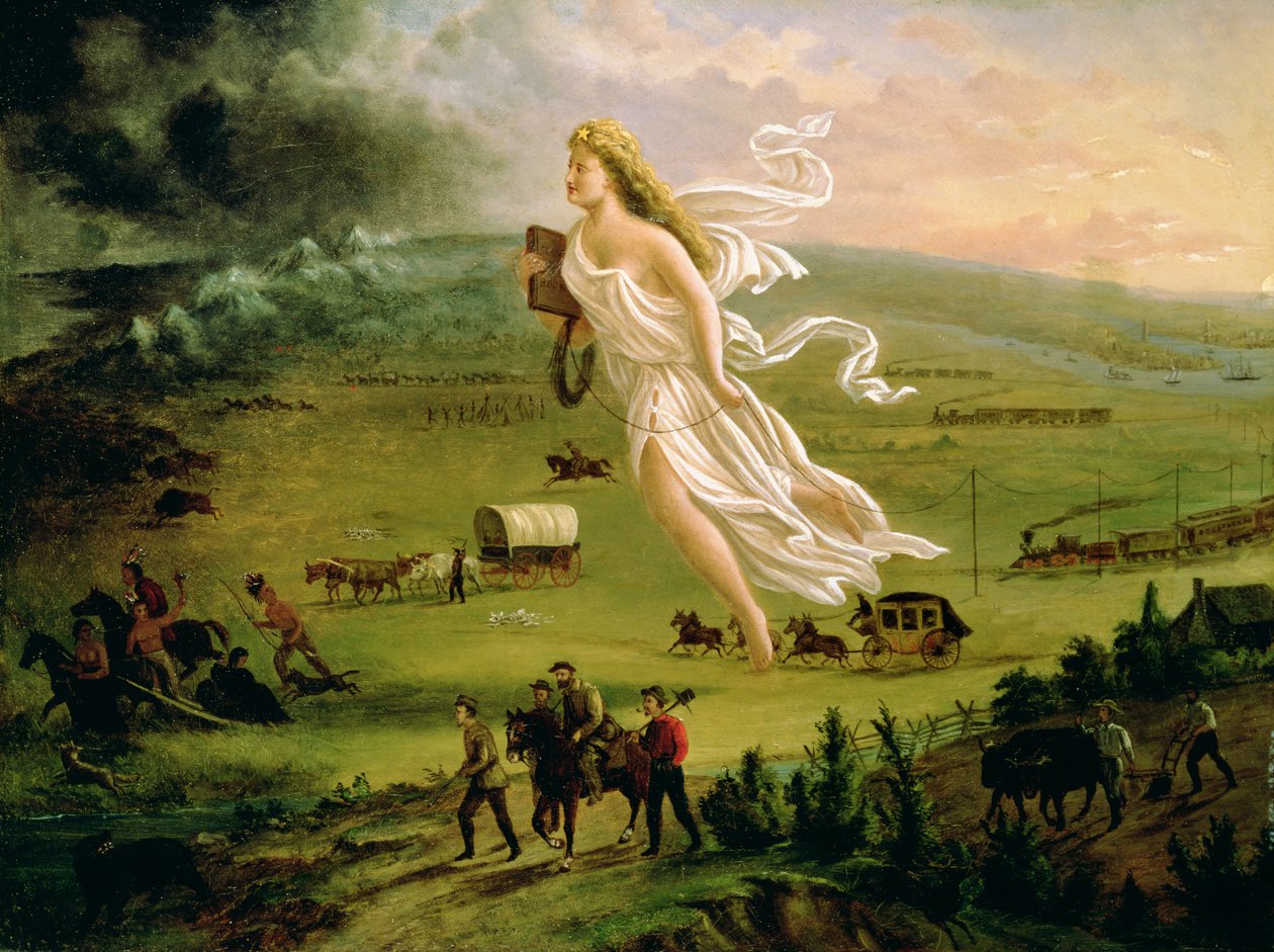 American Progress, 1872 tekijältä John Gast