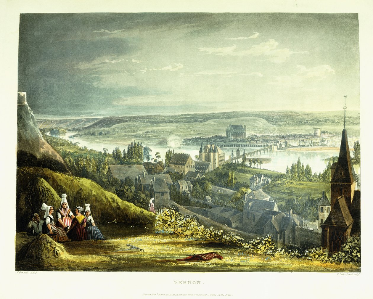 Näkymä Vernonista, 1821 tekijältä John Gendall