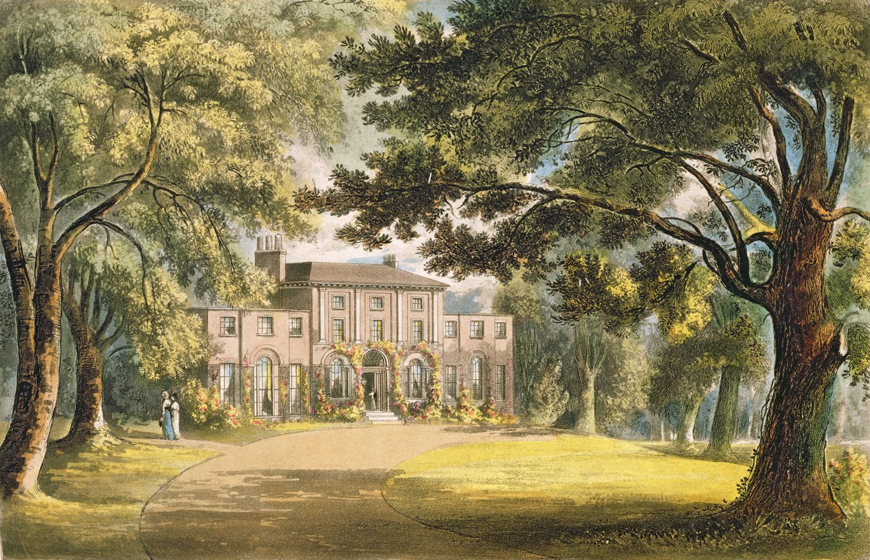 Holly Grove House, Ackermannin "Arkisto taide", julkaistu noin 1826 tekijältä John Gendall