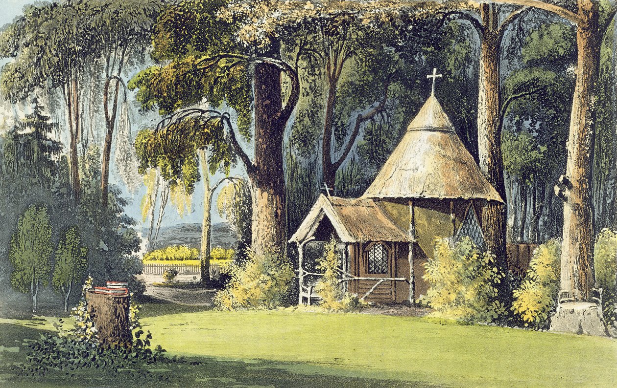 Eremitaasi, Ackermannin taidekirjastosta, 1809-28. tekijältä John Gendall
