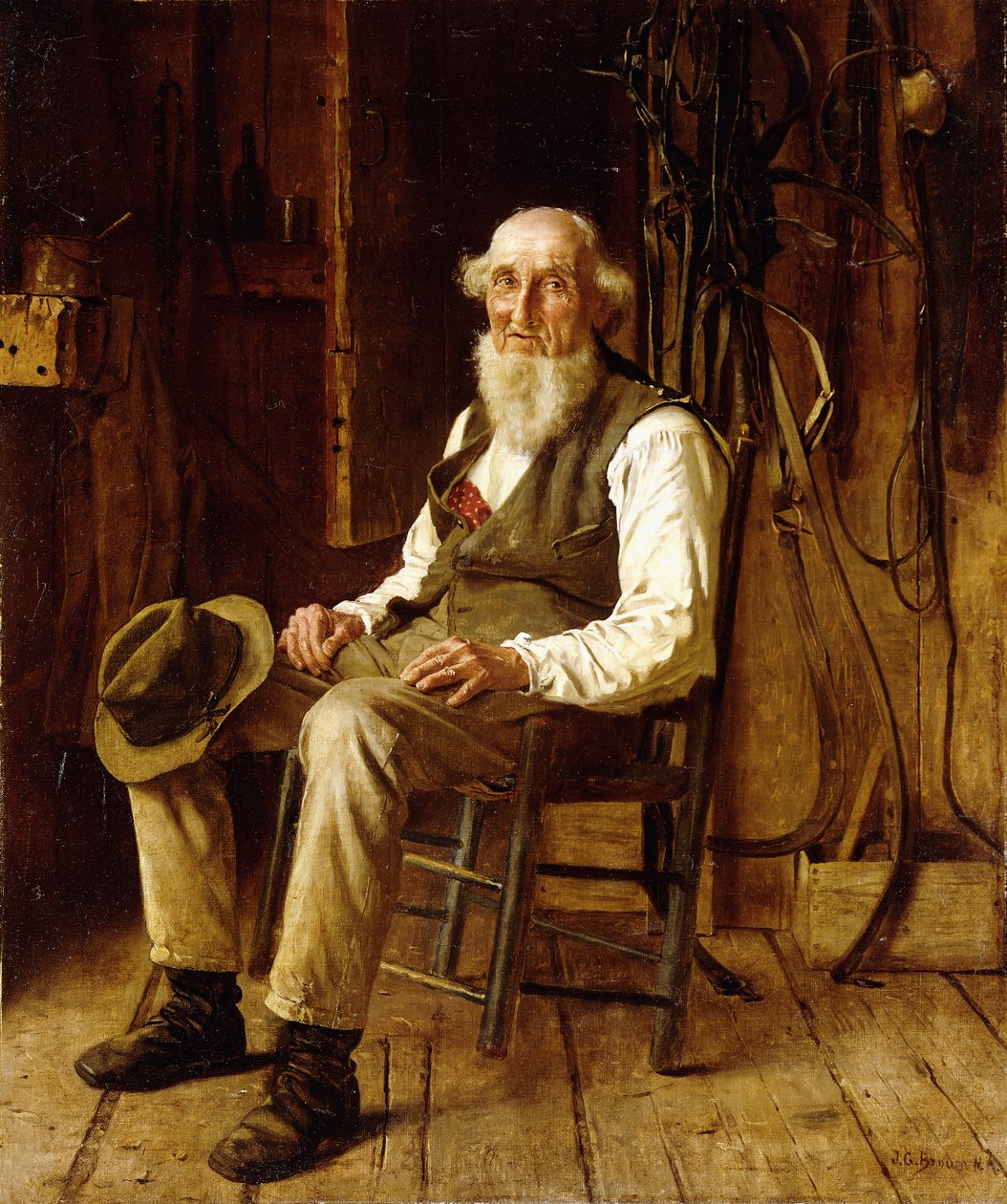 Hetken mietiskely, tekijältä John George Brown