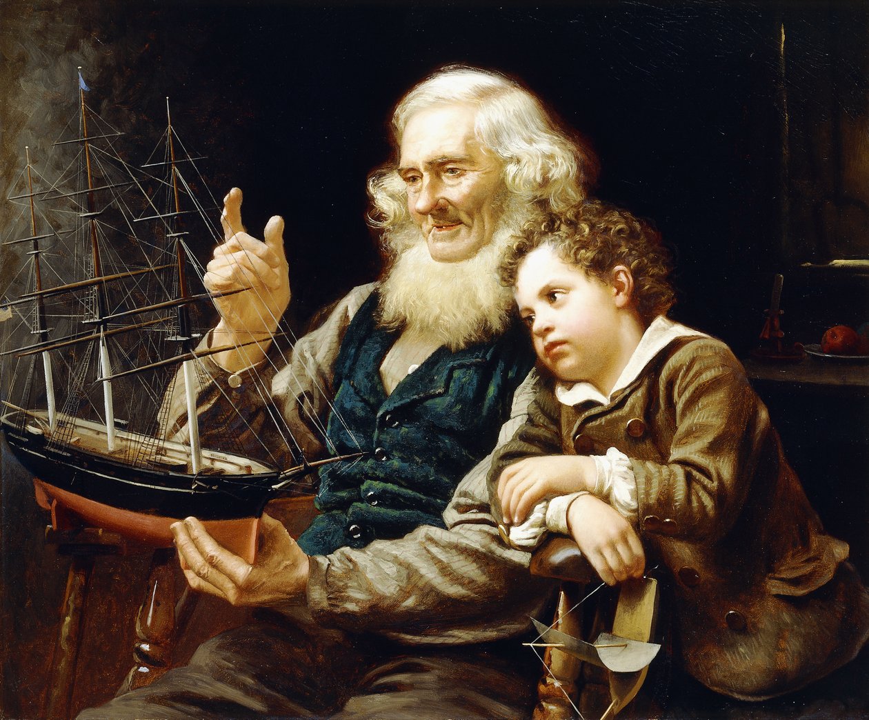Tarina merestä, 1883 tekijältä John George Brown