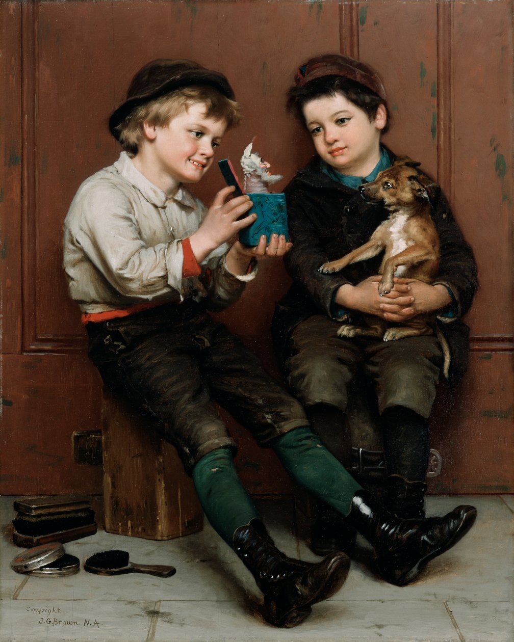 Yllätysjuhla, 1888 tekijältä John George Brown