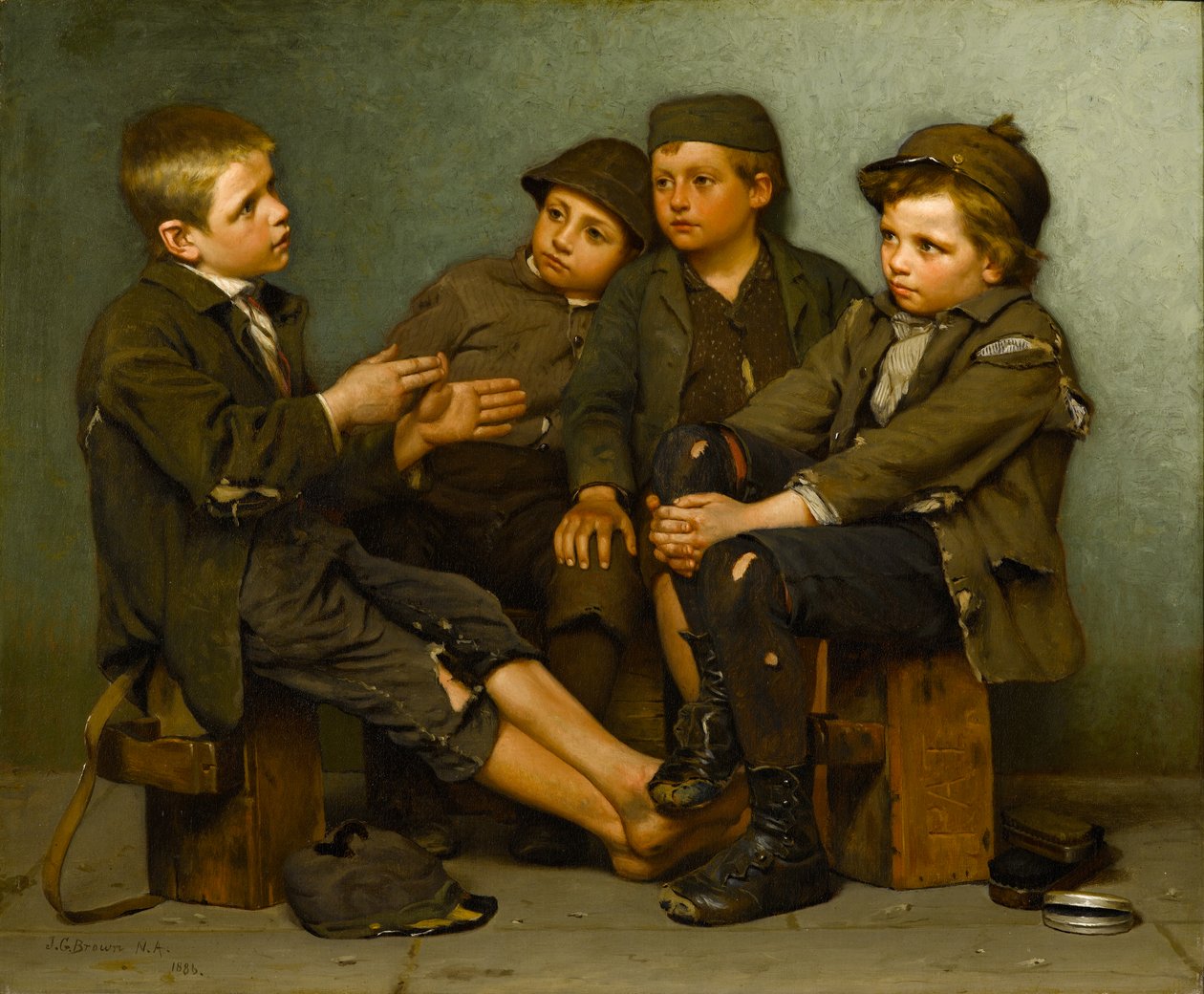Kova tarina, 1886 tekijältä John George Brown