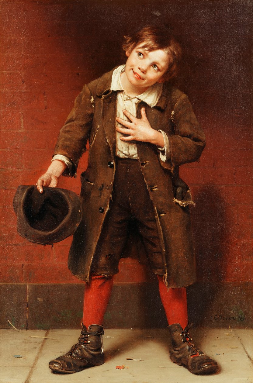 Kerjäläispoika, n. 1885-1887 tekijältä John George Brown