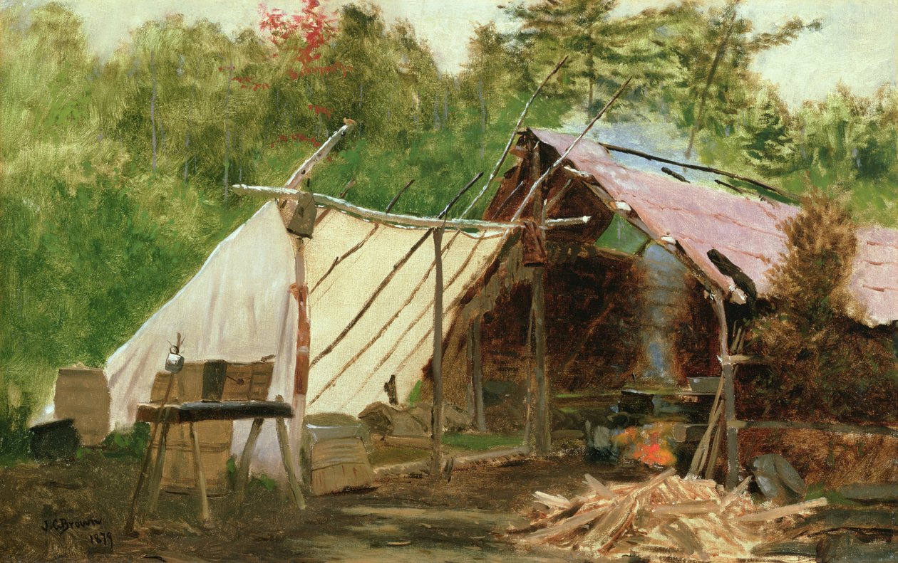 Leiri Maine Woodissa, nro 3 tekijältä John George Brown