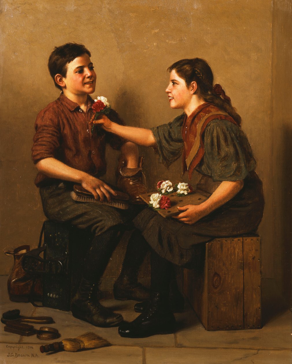Vain nikkeli, Joe, 1906 tekijältä John George Brown