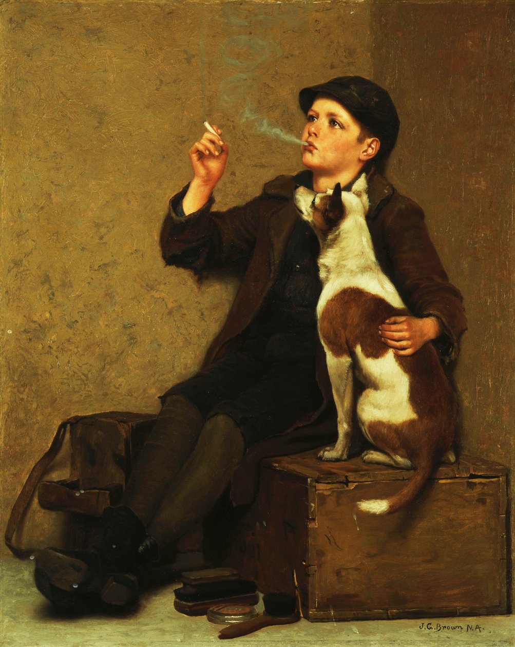 Kengänkiillotuspoika, tekijältä John George Brown
