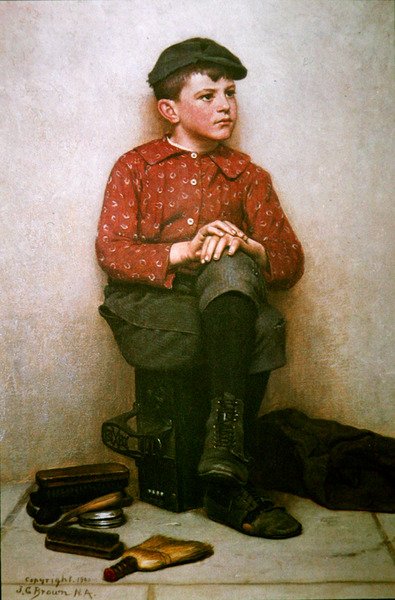 Shoeshine Boy, New York tekijältä John George Brown