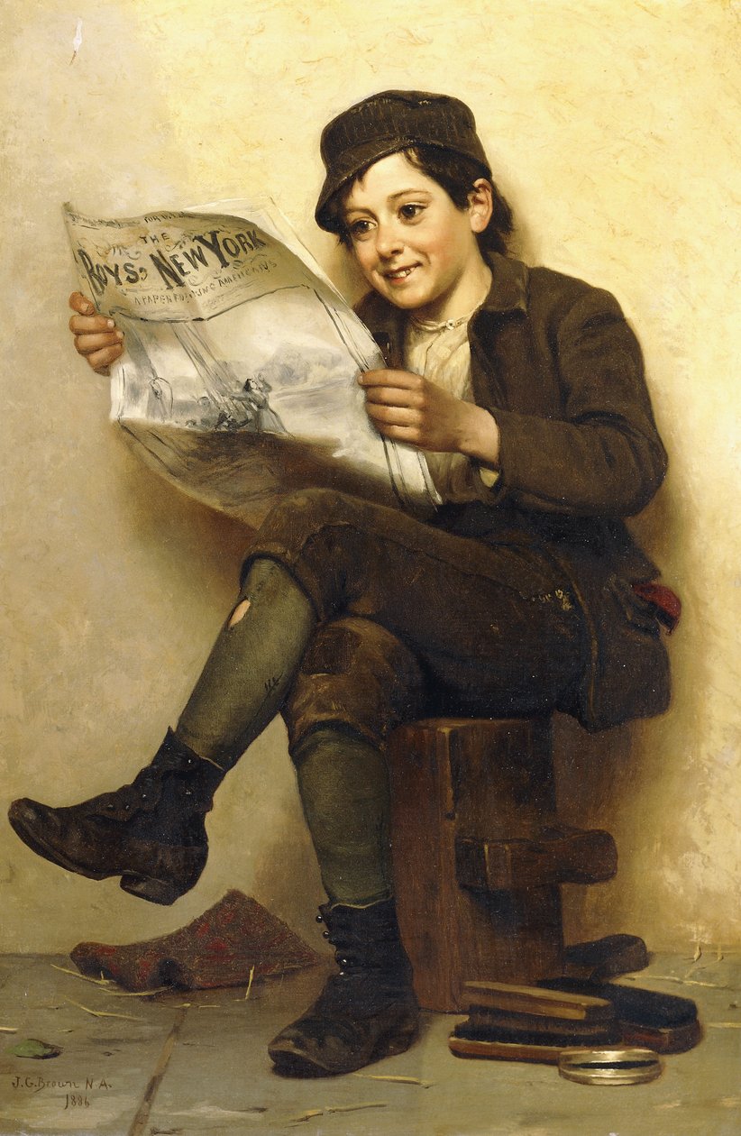 The Boys" New York, 1886 tekijältä John George Brown