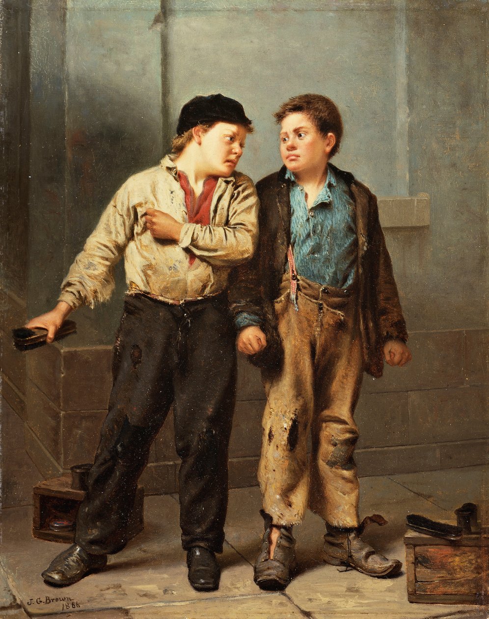 Riita, 1866 tekijältä John George Brown