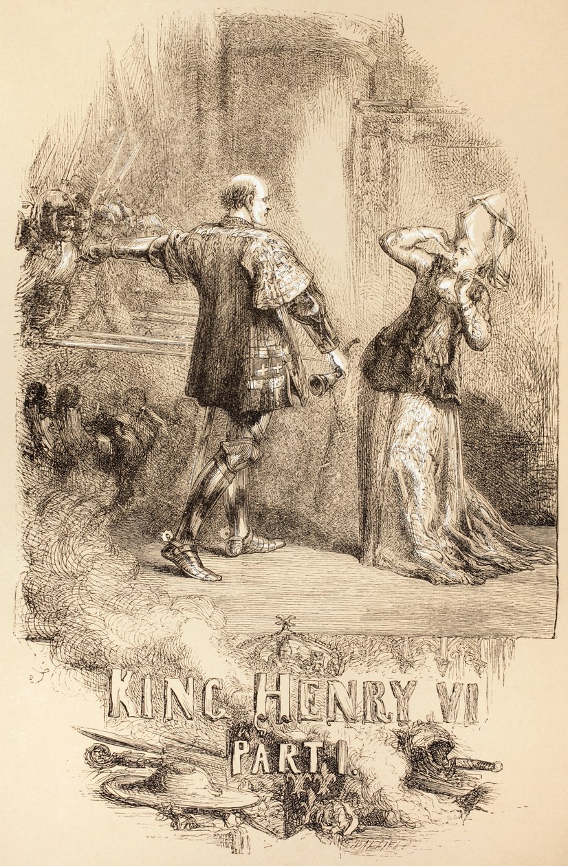 Henrik VI, osa I, 1890 tekijältä John Gilbert